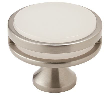 OBERON 1-3/4in(44mm) Frosted Diameter Knob