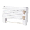 Multifunctional Paper Towel Holder With Storage Rack And Film Dispenser