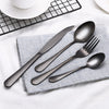 4PCS Set Stainless Steel Dinnerware Flatware