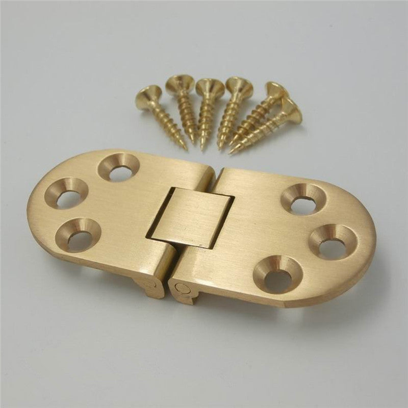 Solid Brass Hinges Connectors with Screws for Flip Top Table Folding Table Cabinet Door