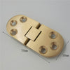 Solid Brass Hinges Connectors with Screws for Flip Top Table Folding Table Cabinet Door
